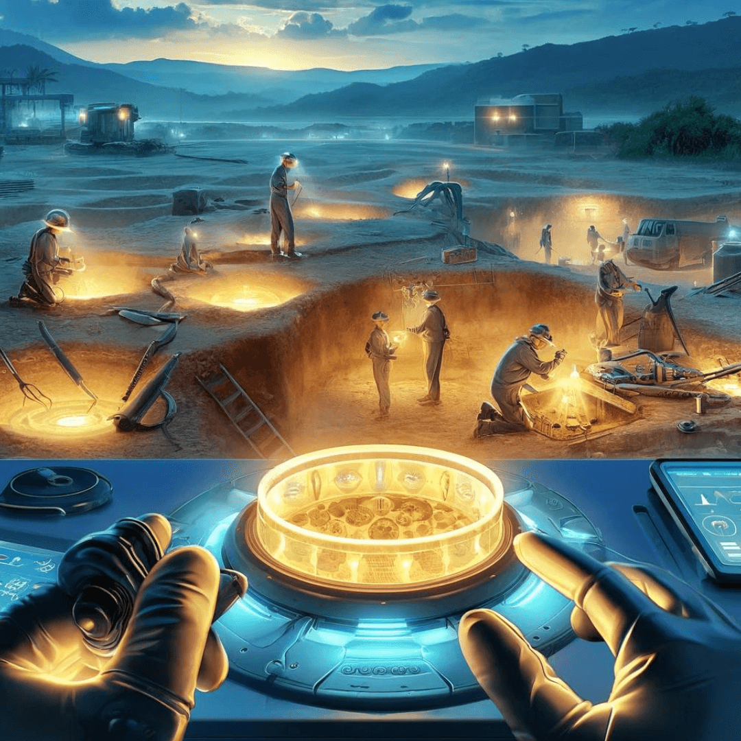 How did light change archaeology